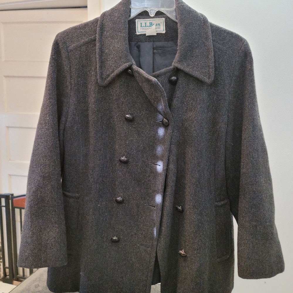 Timeless Grey L.L. Bean Pea Coat